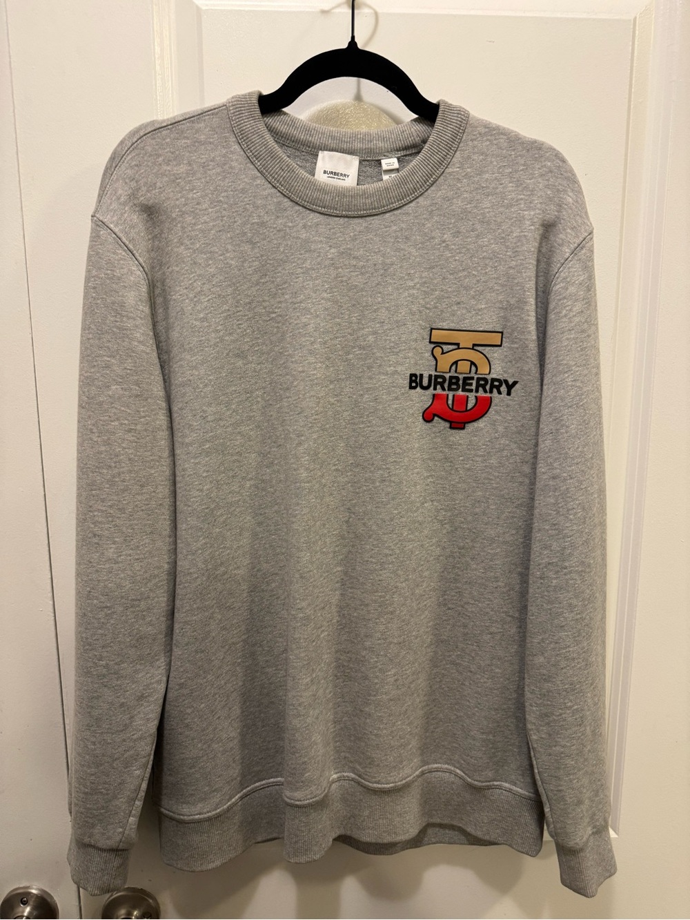 Burberry Gray Crewneck Sweatshirt